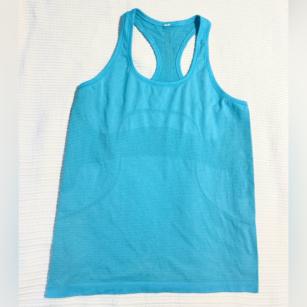 Lululemon swiftly tech racerback tank in brisk blue